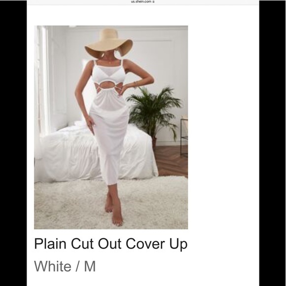 SHEIN Other - NWT WHITE COVER UP